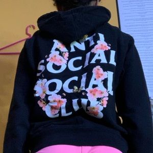 ANTI SOCIAL SOCIAL CLUB womens floral hoodie